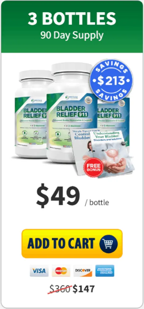 Bladder Relief 911 price 